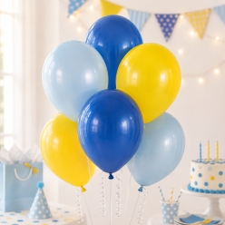 Blue, Yellow, & Light Blue 12